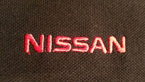 Nissan polo xl shirt gtr skyline turbo jdm sales advertising mens black red