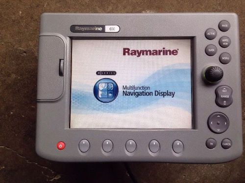 Raymarine c80 gps chartplotter multi-function display with suncover