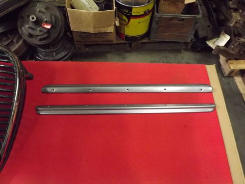 1935-38 ford convertible cabriolet door window garnish moldings new usa pair