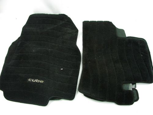 2009 nissan cube oem fabric floor mats black all season  used