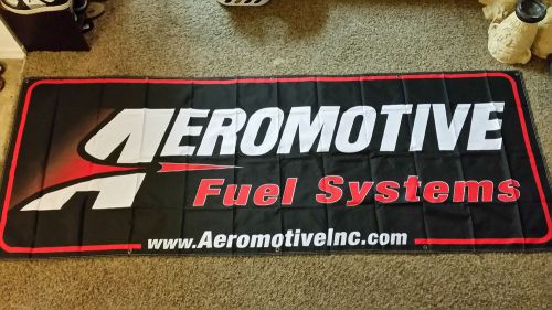 Aeromotive racing banners flags signs nhra drags nmca offroad hotrods dirt imca