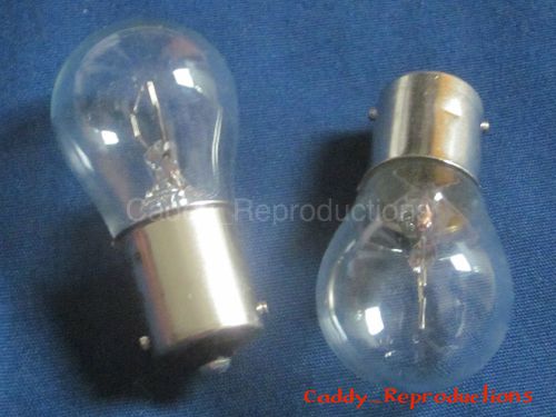 1946 - 1952 cadillac reverse / back up bulbs pr 6v - single filament