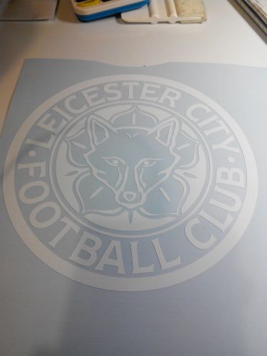 Leicester football decal hit ( car van laptop wall sticker )