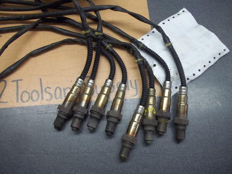 Lot of 8 used vw volkswagon audi o2 oxygen sensors 2.8l 2001 passat , a6