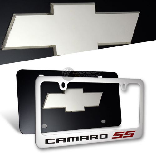 Sell Chevrolet CAMARO SS stainless Steel License Plate Frame 2PCS
