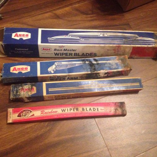 Empty windshield wiper advertising boxes lot automobile advertising collector