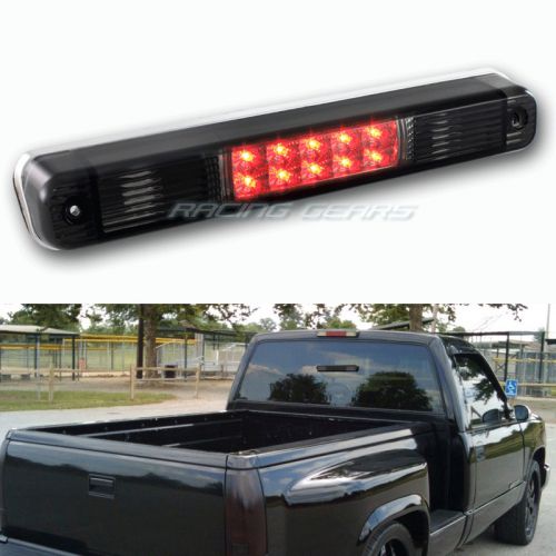 Smoke lens third led rear stop brake light fit 88-00 chevy c/k 1500 2500 3500
