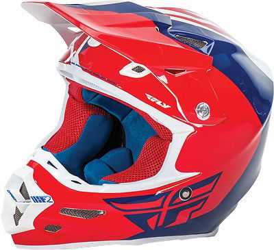 F2 carbon pure helmet fly racing73-41222x2xlred/blue/white