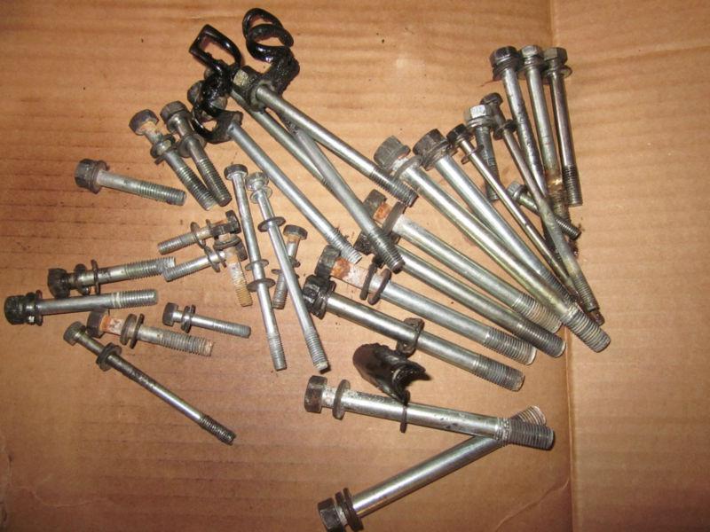 Complete case bolt set for suzuki gt750 gt 750 engine case bolt set