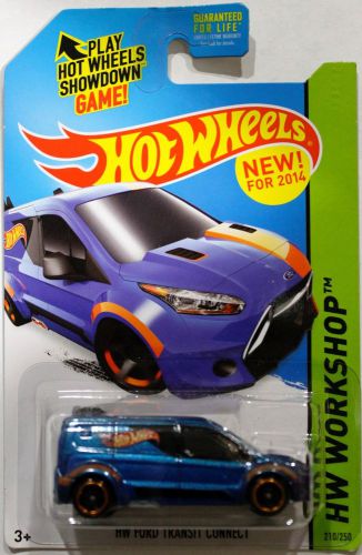 Hot wheels ford transit connect panel van wagon xlt tourneo ecoboost duratec