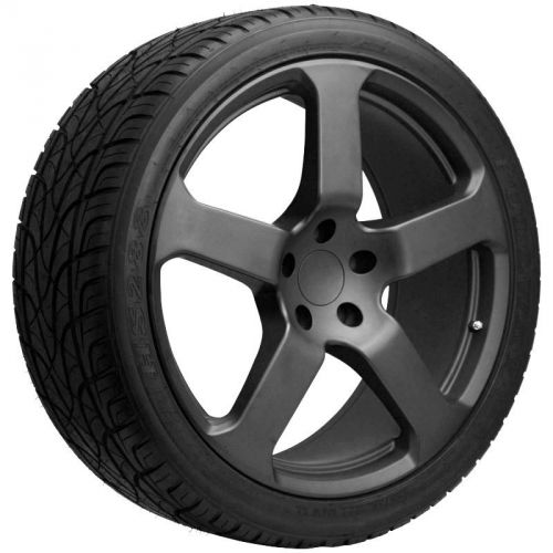 22 inch black audi wheels  replica rims and tires package fits q7 2006-2015 (...