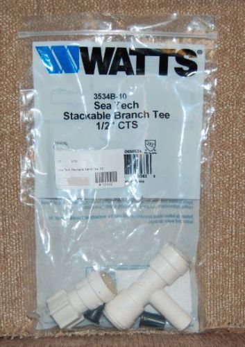 Sea tech stackable branch tee 1/2" cts 3534-10 rv trailer plumbing
