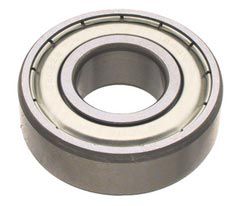 Resonator muffler bearing