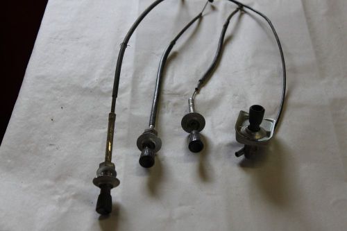 1961 ford full size dash knobs/cables  lot of (4)  oem!!