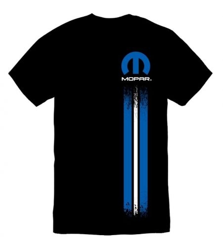 New chrysler dodge jeep ram mopar size large xl xxl black with blue shirt!