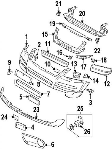 Volkswagen 7l6853663f9b9 genuine oem housing