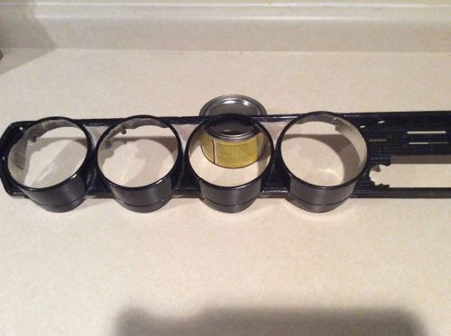 1966-67 dodge charger dash gauge bezel (without a/c)