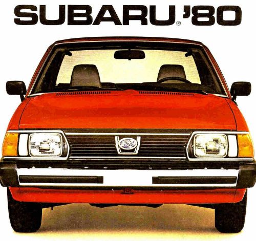 1980 subaru brochure -brat-hardtop-hatchback-wagon-4wd-dl-gl-glf-subaru