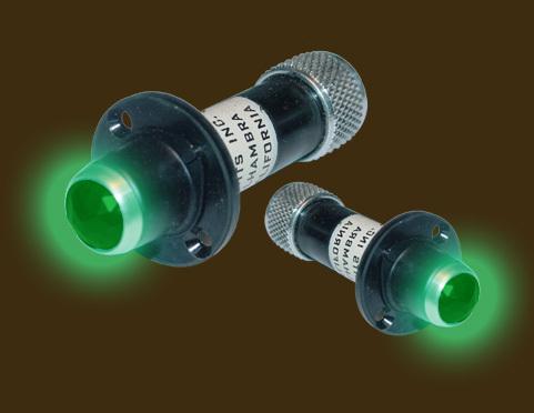 2 lamp signal green aircraft control panel instrument indicator pilot light sign