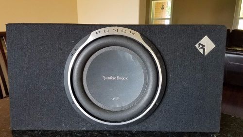 Rockford fosgate p3s-1x12 loaded 800w 12" punch stage 3 car subwoofer enclosure
