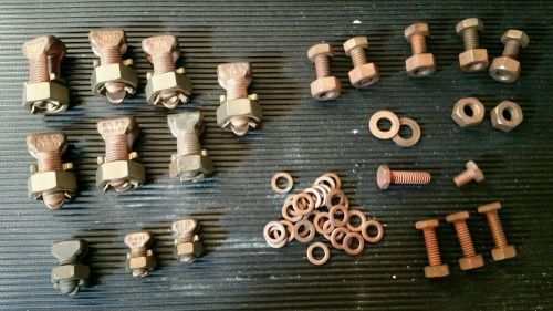 Vintage brass and copper hardware for steampunk, rat rod or restoration.  nice
