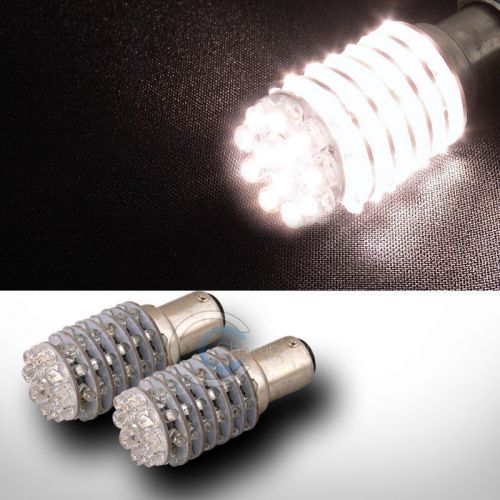 Sell 2X WARM WHITE 1157/BAY15D 63 COUNT LED LIGHT BULB FRONT TURN