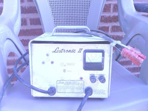 Lestronic ii  24 volt golf cart battery charger lester electrical