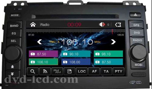 Toyota land cruiser 120 series prado car dvd gps radio stereo navigation tv ipod