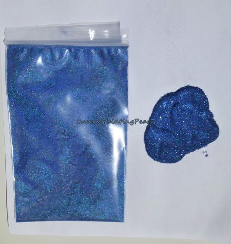 25g midnight blue holographic flakes .004&#034; clear coat 2k urethane plasti dip