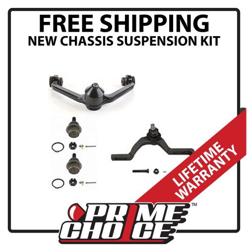 New 2 front upper control arms &amp; 2 lower ball joints set with lifetime warranty