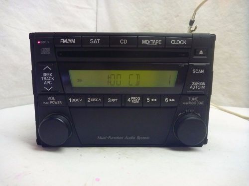 05 06 mazda tribute radio 6 disc cd player 5t2t-18c815-ab 4166 st1764