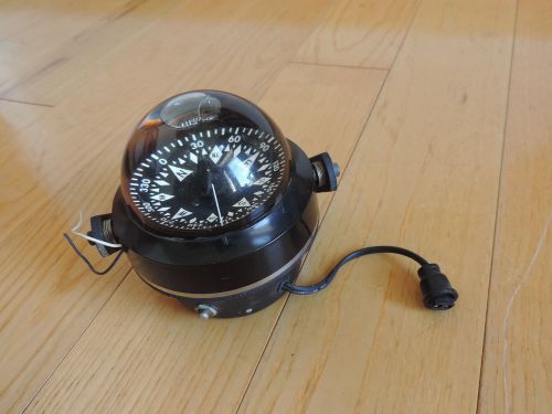 Vintage airguide liquid filled marine compass 6&#034; free shipping