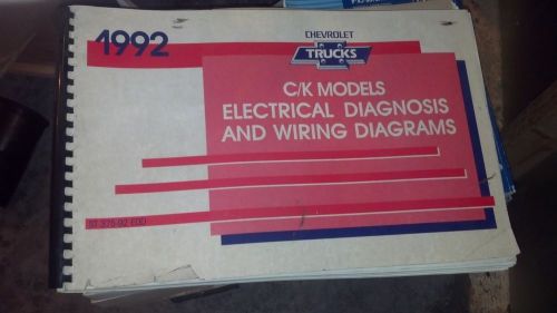 1992 chevrolet ck c/k truck factory wiring diagrams &amp; electrical diagnosis