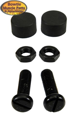 70-81 camaro firebird rear hood adjusting stop bolts kit - pair