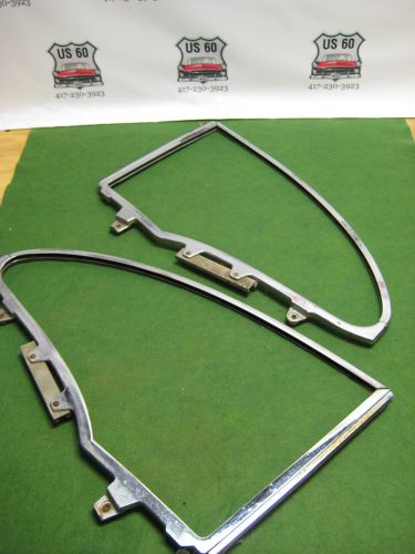 1955 1956 1957 chevy / pontiac 2 door hardtop left &amp; right quarder window frames