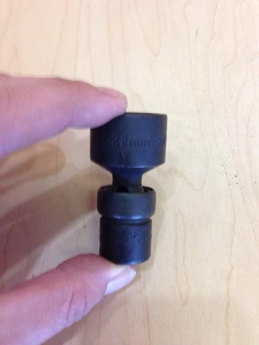 S-k tools 22mm 3/8" drive 6 point swivel impact socket  sk 33372