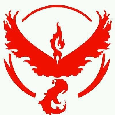 Team valor pokemon go window sticker decal