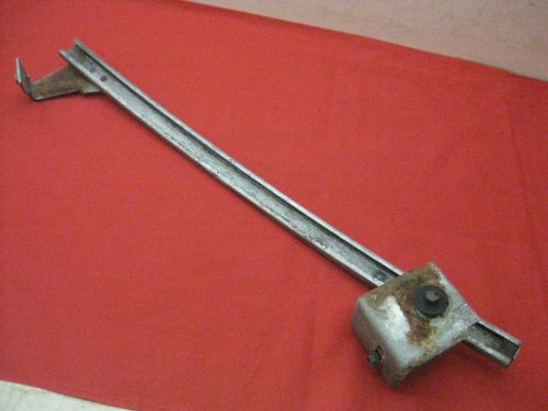 1967 chevy impala 2 door hardtop left door rear window track     5645