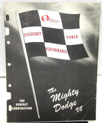 1964 offenhauser power accessories brochure for dodge cars intakes valve covers