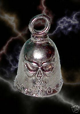 Skull guardian® motorcycle ride bell plus free angel pin