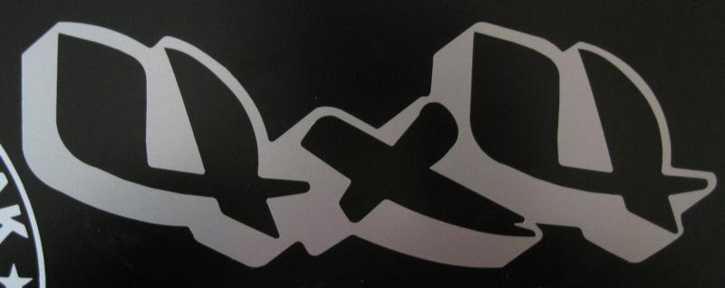 4x4 2 vinyl sticker decal- jdm  subaru vw ford chevy truck atv suv offroad