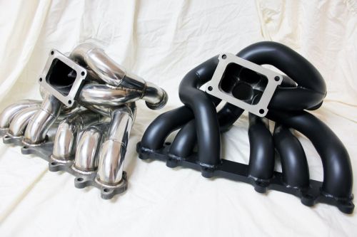 Boost logic ss304 t6 turbo race exhaust manifold 2jz-gte, supra 1500hp capable