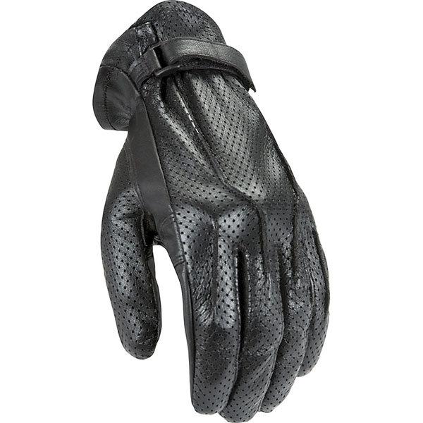 Xxl power trip perforated jet black glove