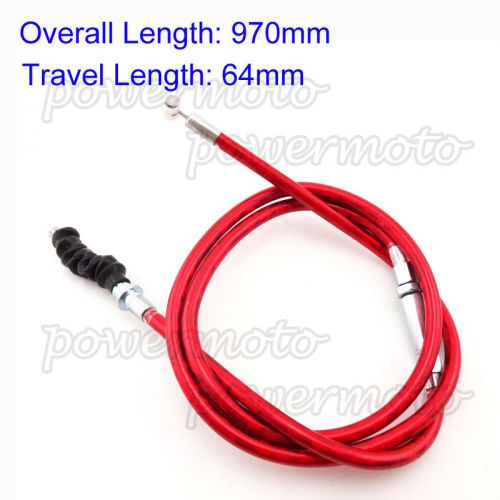 Red clutch cable for 50cc 70cc 90cc 110cc crf ttr klx imr ycf sdg dirt pit bike