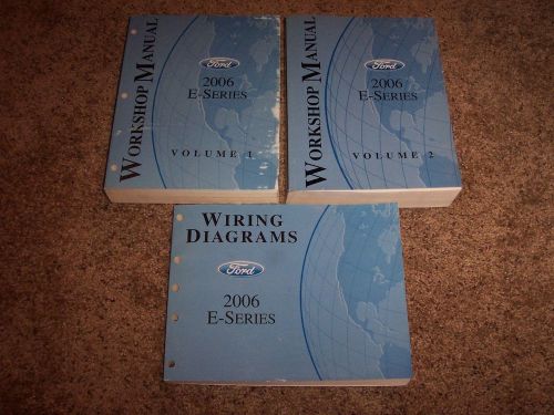2006 ford e150 e250 e350 e450 van wagon shop service repair manual 6.0l diesel