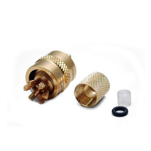Sea ray pl-259-cpb-g shakespeare gold plated boat antenna centerpin connector