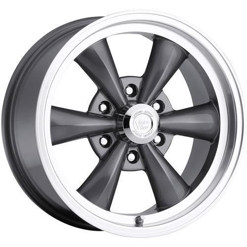 17x8 gunmetal vision legend 6 wheels 6x5.5 +0 gmc k-2500 pickup 6 lug k-1500