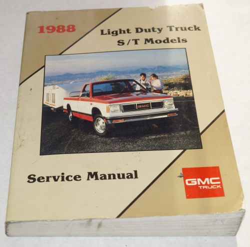 1998 gmc s/t s-10 truck jimmy blazer sonoma oem service shop manual 41198