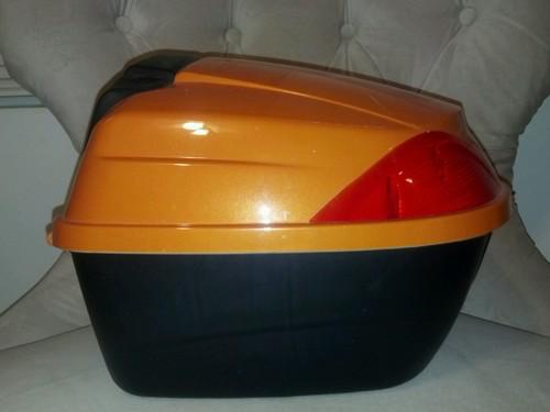 Scooter storage trunk orange 