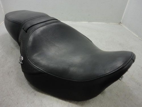 97-07 harley davidson touring road king basket weave seat driver passenger